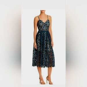 AQUA  midi dress